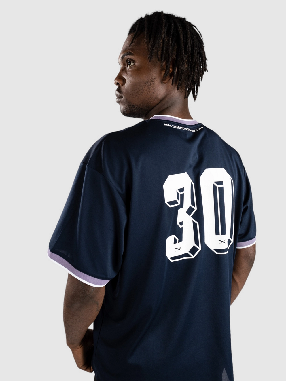 Iriedaily X BT SC Trikot T-Shirt navy purple