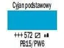 Amsterdam Standard Series Akrylrør 120 ml primær cyan 572
