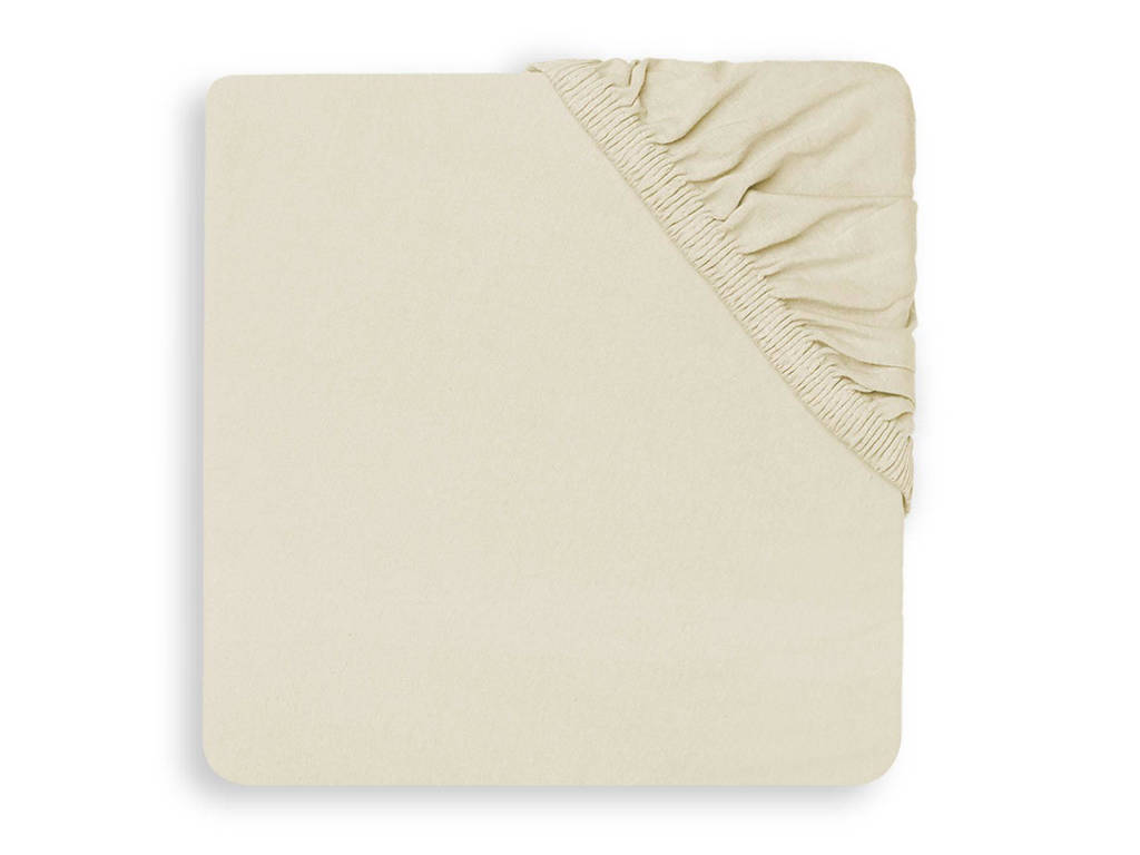 jersey wieg hoeslaken 40x80/90cm ivory