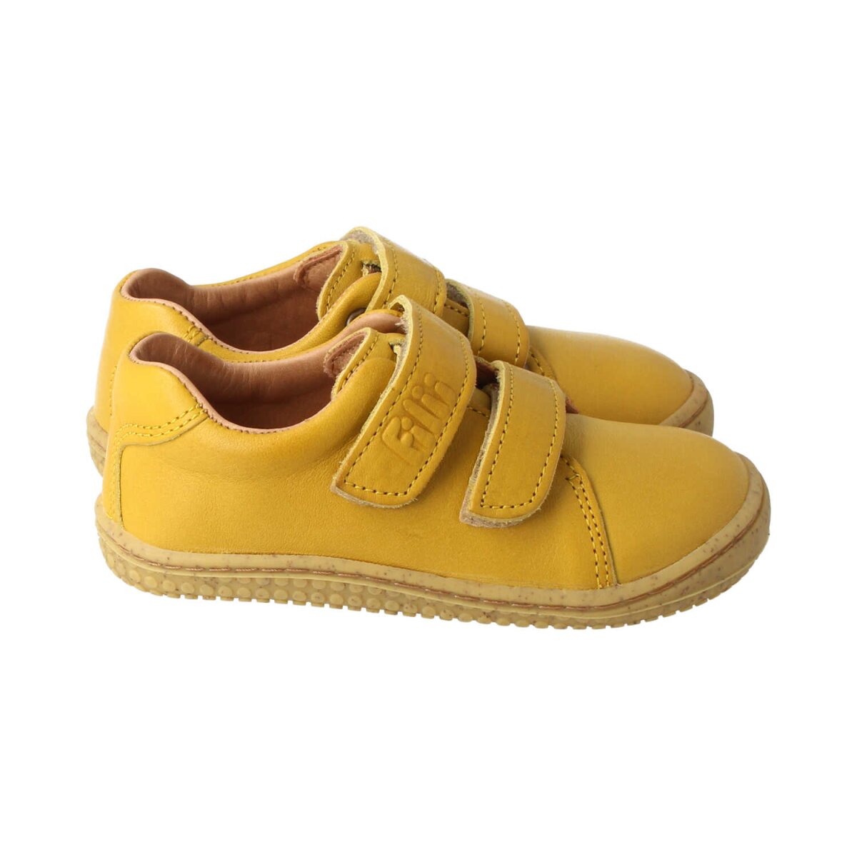 B3244-4 mustard SOFT-WALK BIO-nappa leather velcro Weite/M