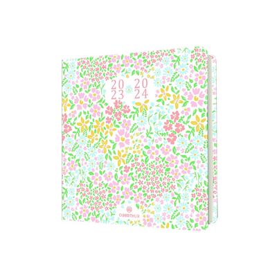 Agenda Chelsea 16 bureau - 1 semaine sur 2 pages - floralie - Oberthur