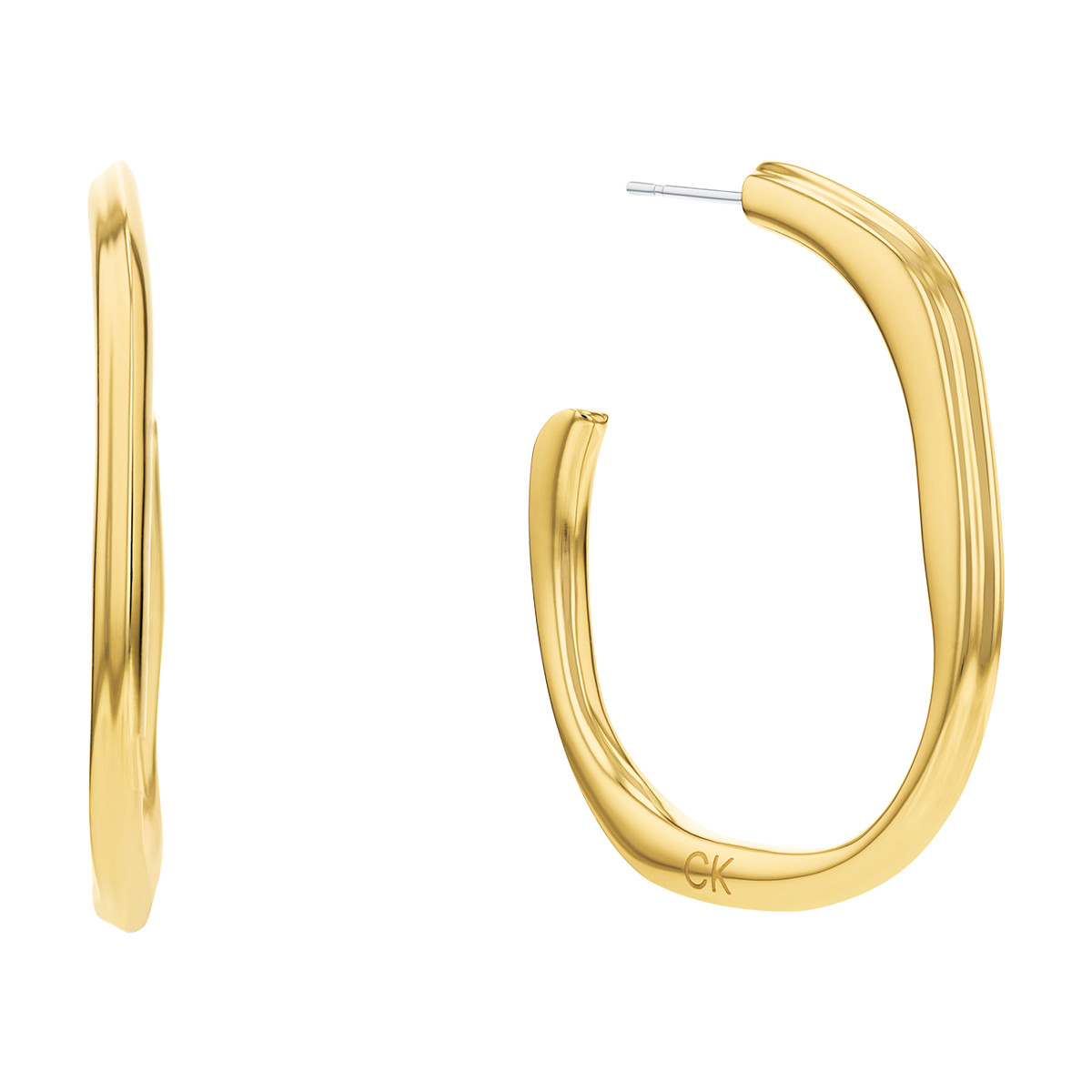 Boucles d'oreilles CALVIN KLEIN acier doré