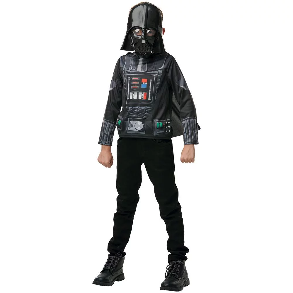 STAR WARS - DARK VADOR  - DEGUISEMENT + MASQUE TAILLE  5 - 8  ANS