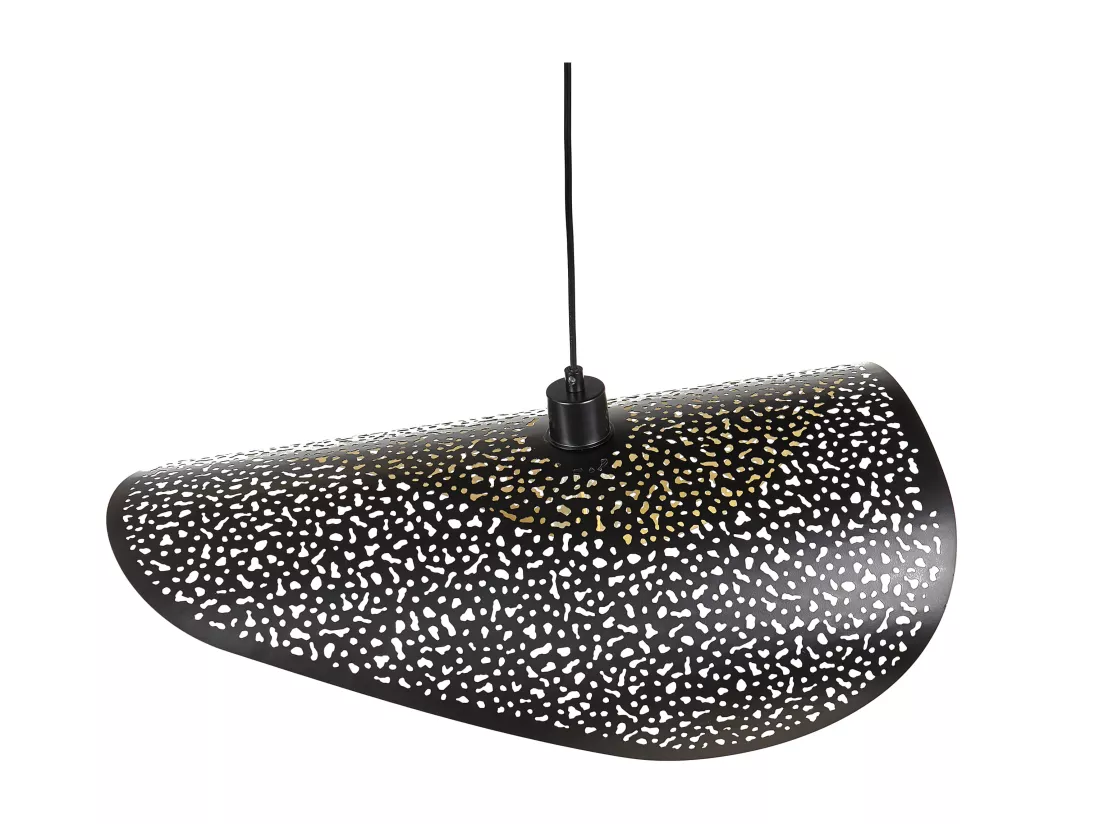 Lampe suspension MAHI Métal Noir