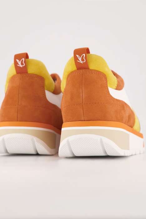 Caprice Leder-Sneaker, Wechselfußbett, Weite H