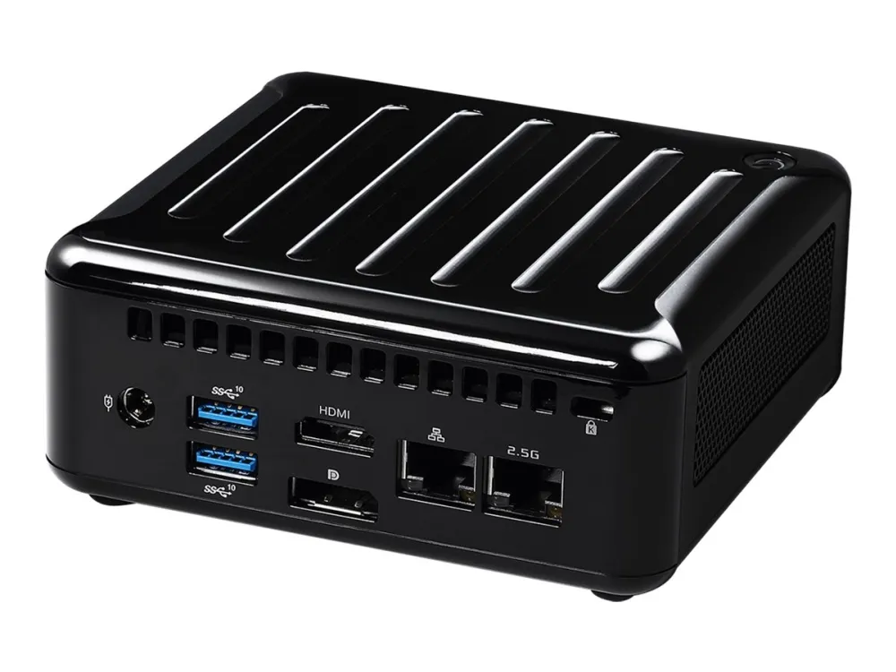 ASRock Industrial NUC BOX-1115G4 - Barebone - boks - 1 x Core i3 1115G4 / op til 4.1 GHz - RAM 0 GB - UHD Graphics - Gigabit Ethernet, 2.5 Gigabit Ethernet