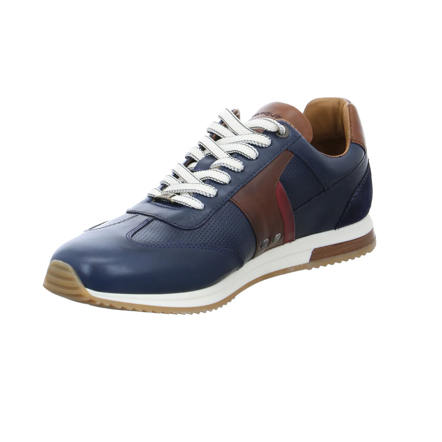 AMBITIOUS Halbschuhe Sneaker Blau Leder