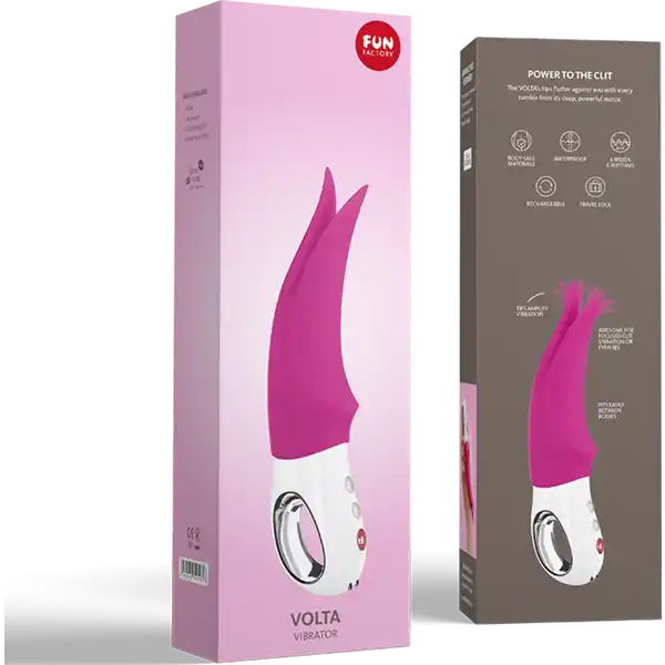 VOLTA Vibrator blackberry / white