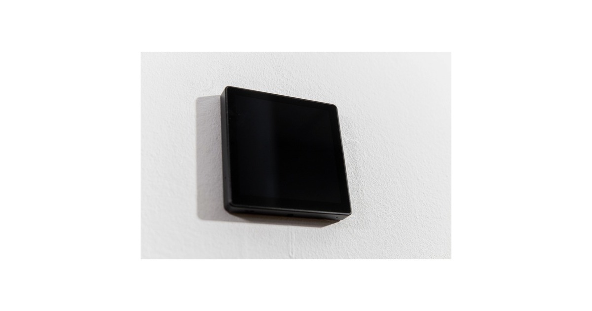 ShellyWall Display Black bedieningspaneel  (Zwart)