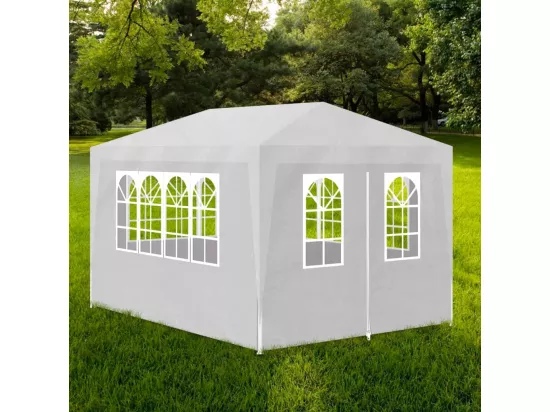 Tente de réception 3x4 m Blanc