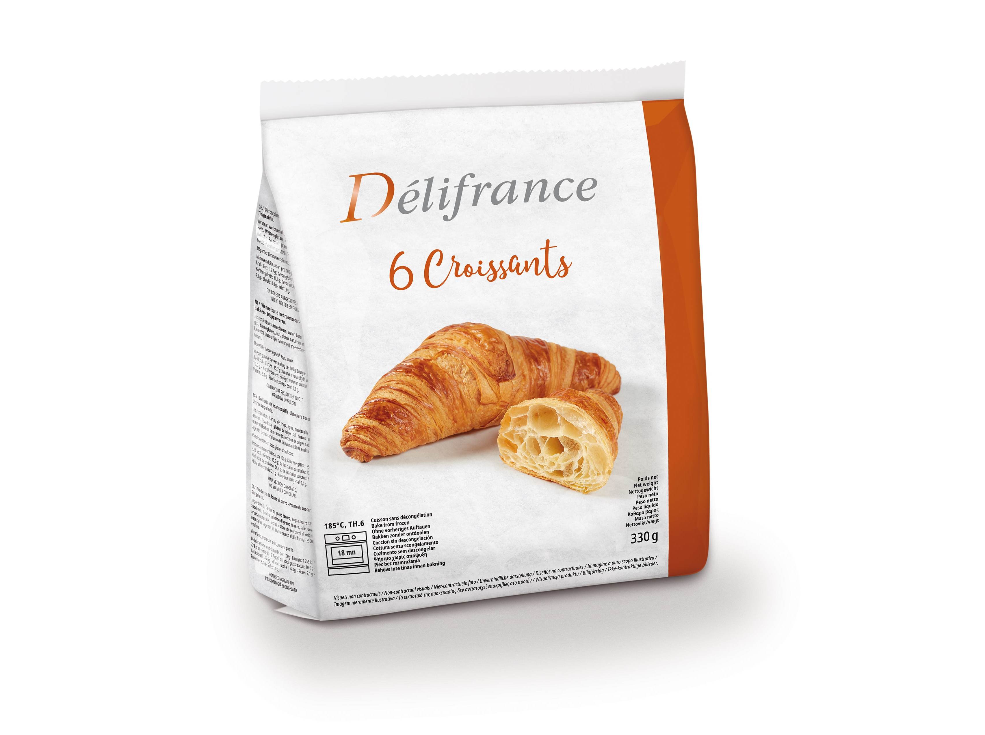 CROISSANTS DÉLIFRANCE 6UN 330G