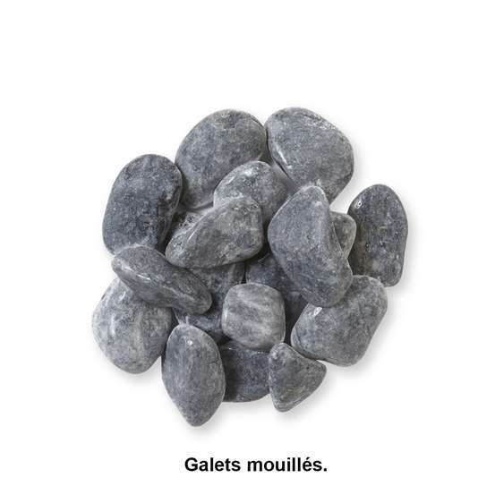 Galets de marbre 30/60 mm, bleu - 10 kg
