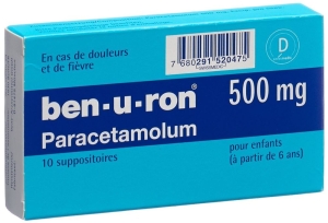 BEN-U-RON Zäpfchen 500mg Kind, 10 Stück