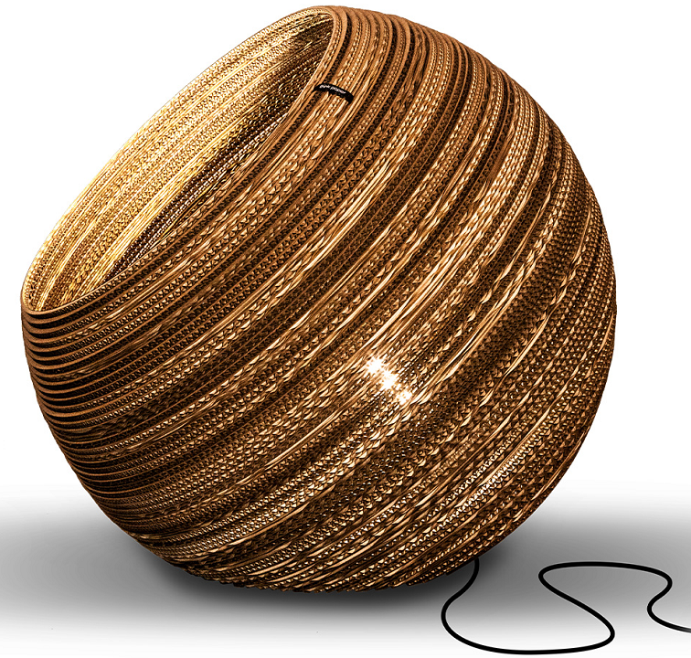 Vloerlamp Ø44 Globe  | Think Paper⌀44  x H41 cm