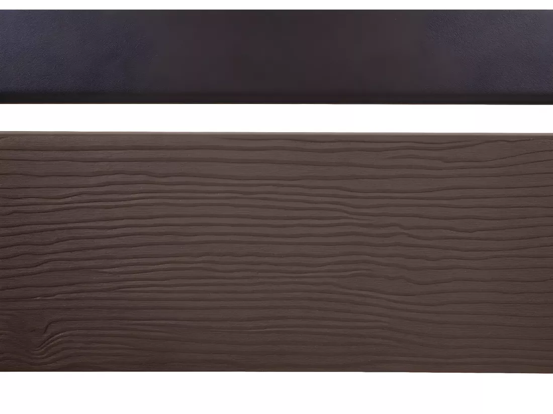 Clôture pour poubelles en aluminium MCW-K57, marron
