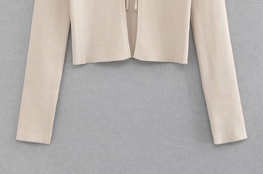 JOWI - Cropped Cardigan met Striksluiting