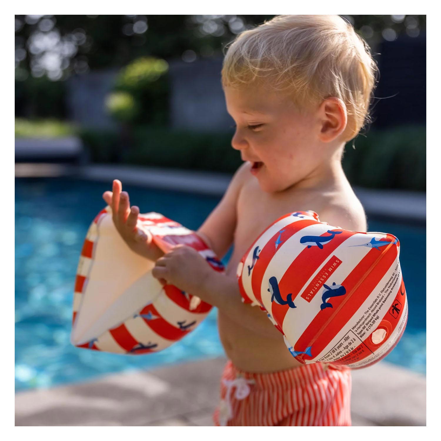 Swim Essentials Zwembandjes Walvis, 0-2 jaar