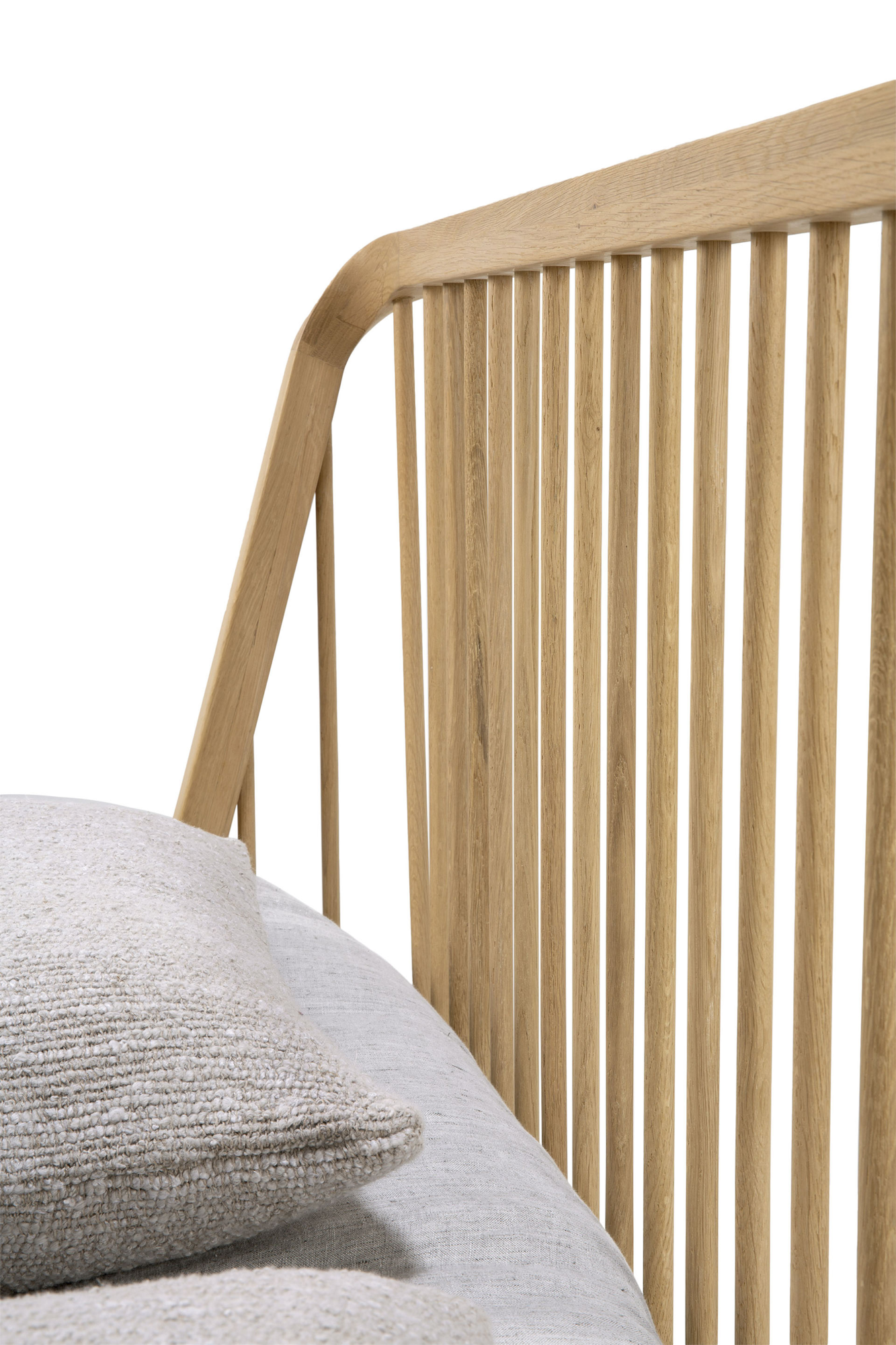 Ethnicraft bed Spindle Oak 180x200