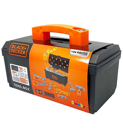 Black & Decker Leget?j - 34 Dele - DIY V?rkt?jskasse