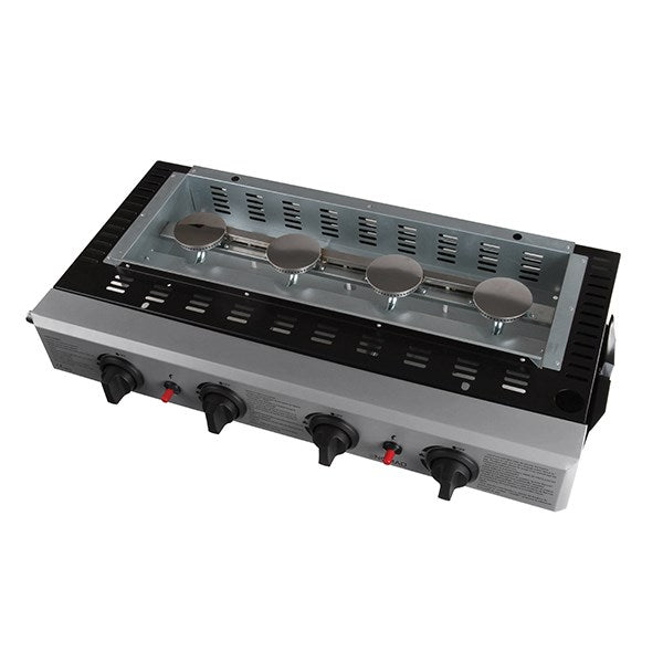 Plancha gaz Premium 4 brûleurs DOC194 Livoo