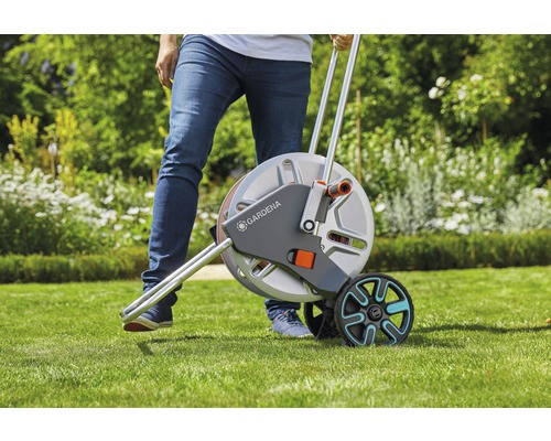 GARDENA AquaRoll M metalen slangenwagen (slang niet inbegrepen)