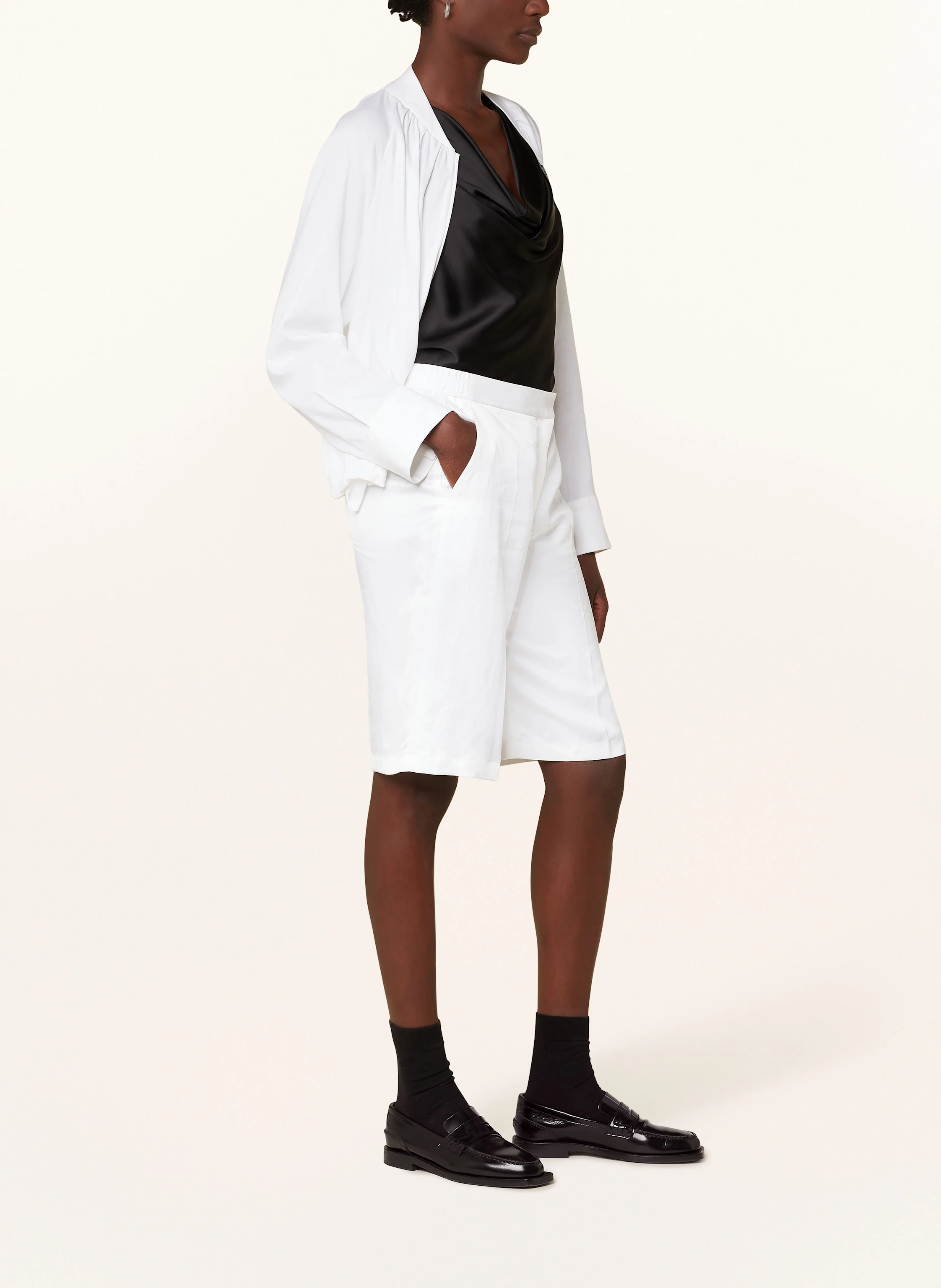 BOSS Shorts TELINI mit Leinen