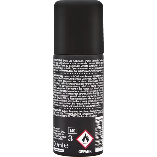 kaschierendes Ansatzspray Mittelbraun