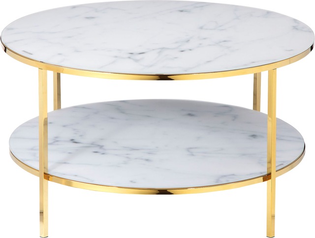 SalesFever Couchtisch »Caorle Coffeetable im minimalistischen Stil« Eleganz trifft Stil: Tischplatten in Marmoroptik