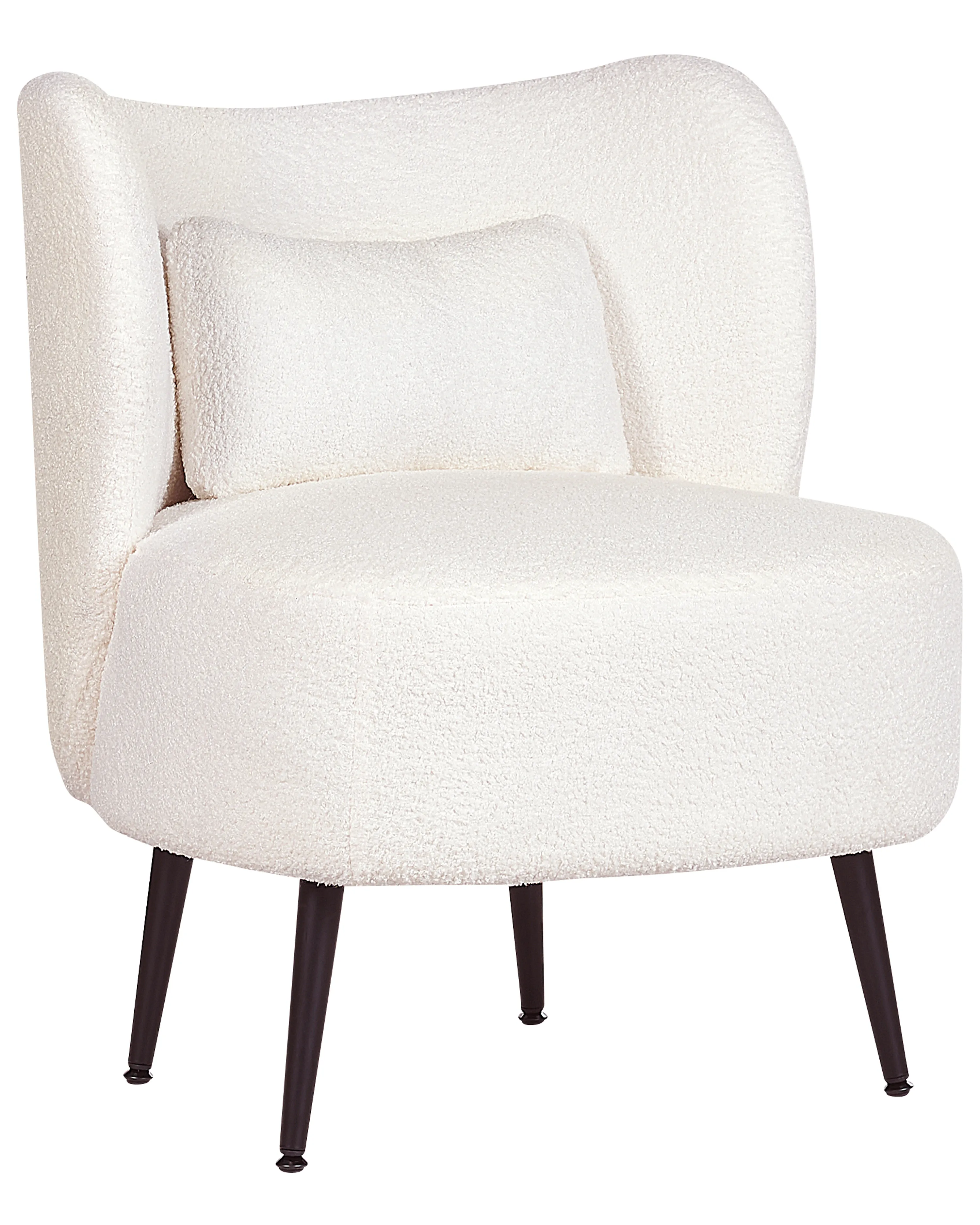Fauteuil OTSBY Bouclé Gebroken wit