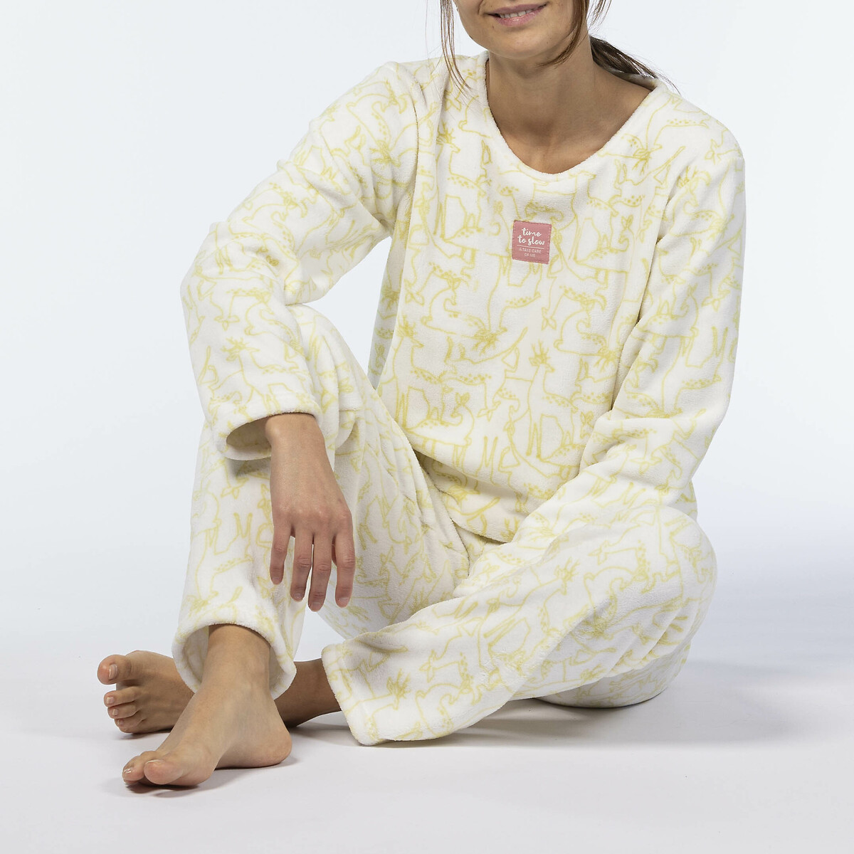 MELISSA BROWN<br>Pijama de manga comprida, muito macio