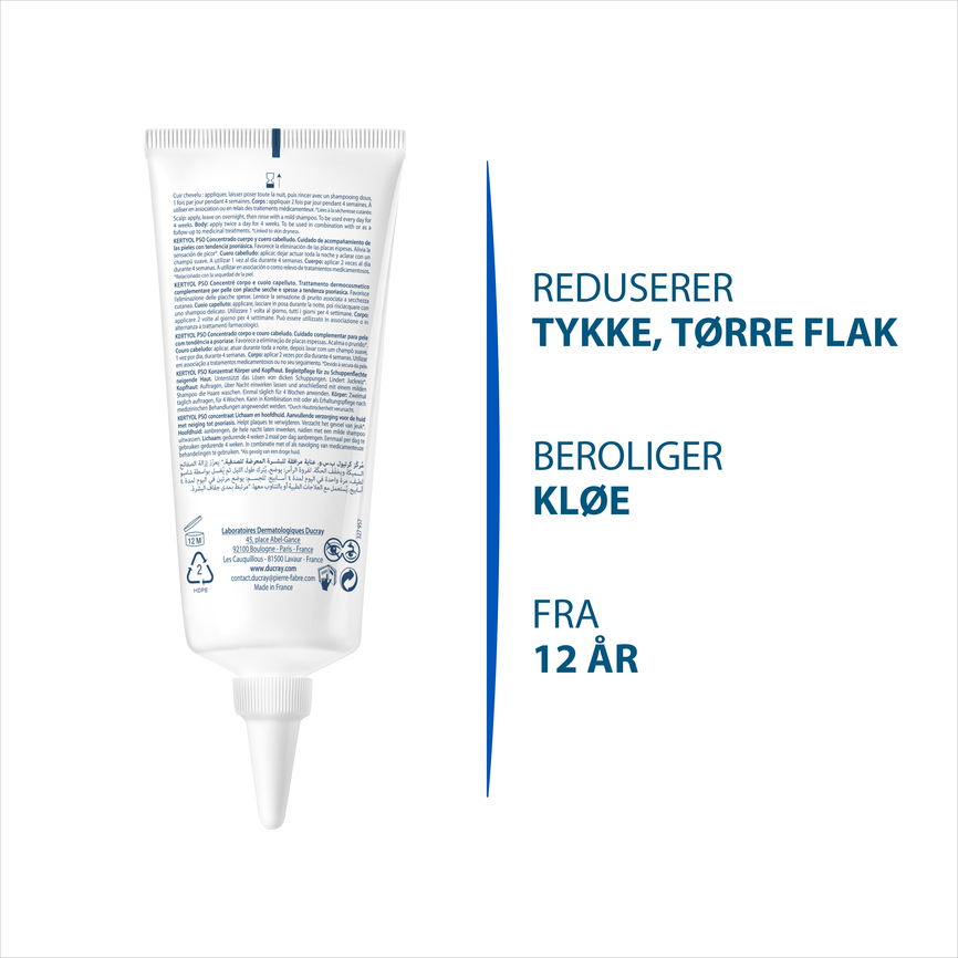 Ducray Kertyol PSO Concentrate til lett psoriasis 100 ml