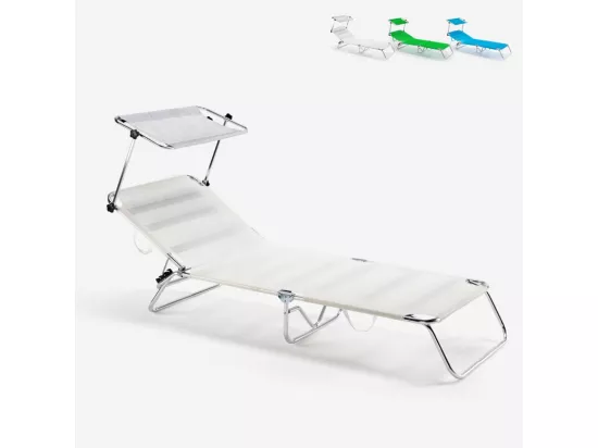 Transat de plage pliable en aluminium Sardegna