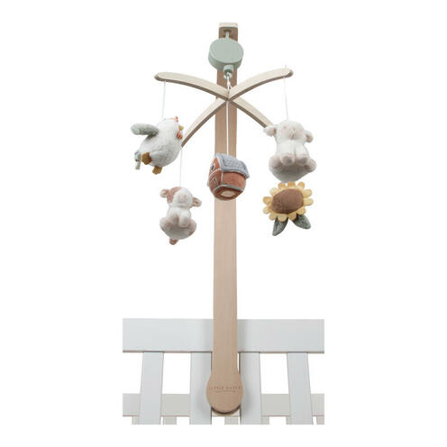 Mobile musical en bois FSC - Little Farm - LITTLE DUTCH