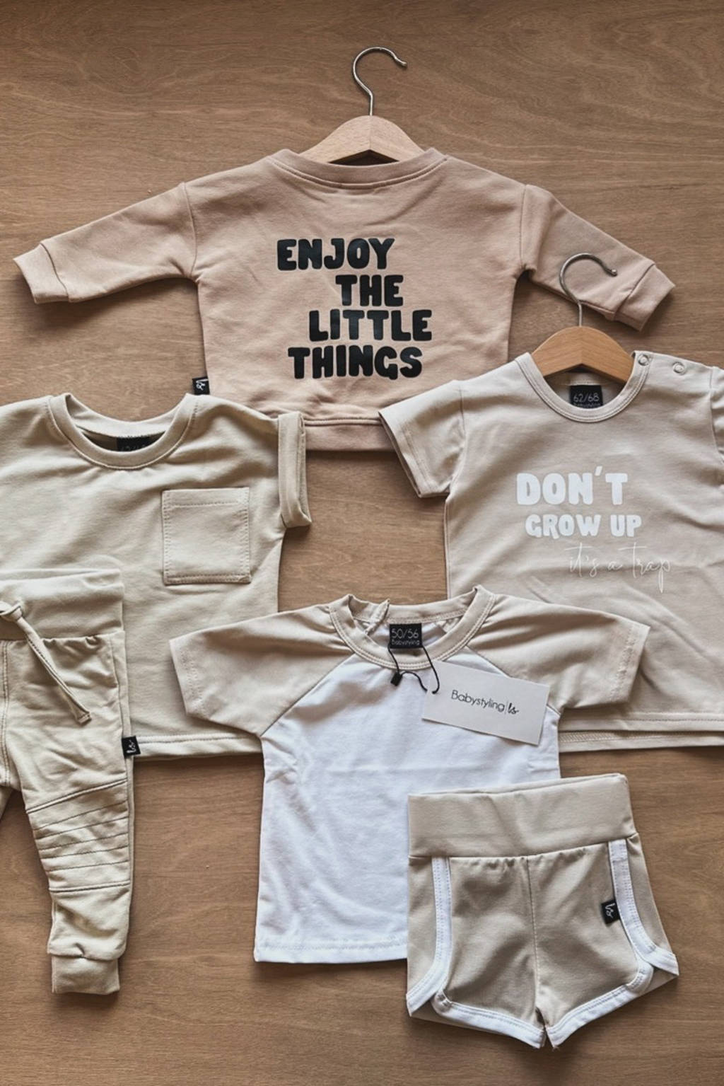 Babystyling sweater beige