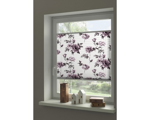 Woonkamer idee: Daglicht plisségordijn 70x130 cm rosé
