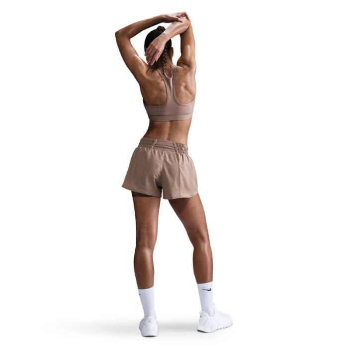 Nike Dame Shorts One Dri-Fit Mid-Rise 3 Inch Brief-Lined Shorts Brun