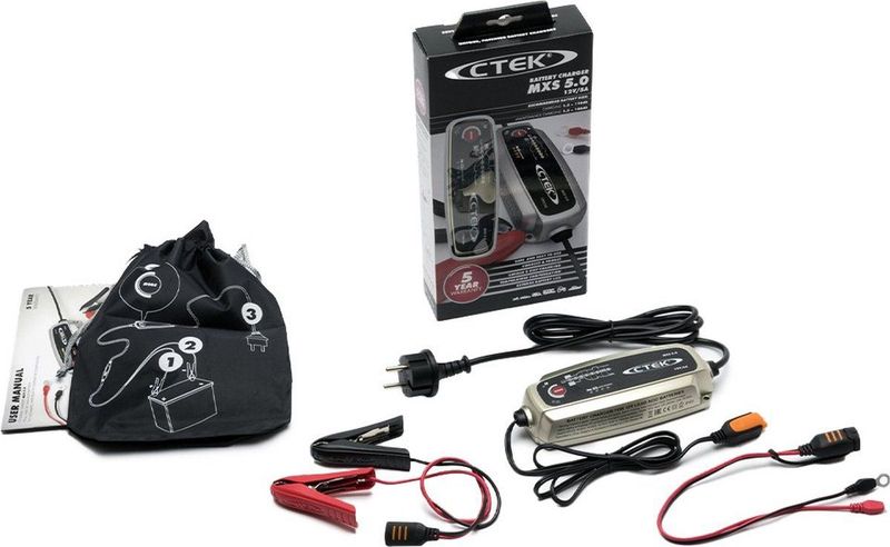 Ctek - MXS 5.0 - 12V Acculader - Automatisch - Temperatuurcompensatie