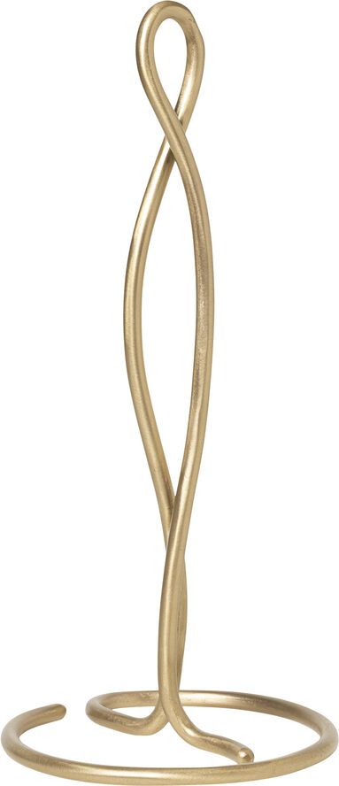 ferm LIVING Curvature Paper Towel Holder - Brass Brass
