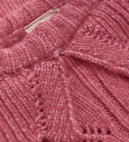 Minymo Bluse - Strik - Slate Rose m. Hulm?nster