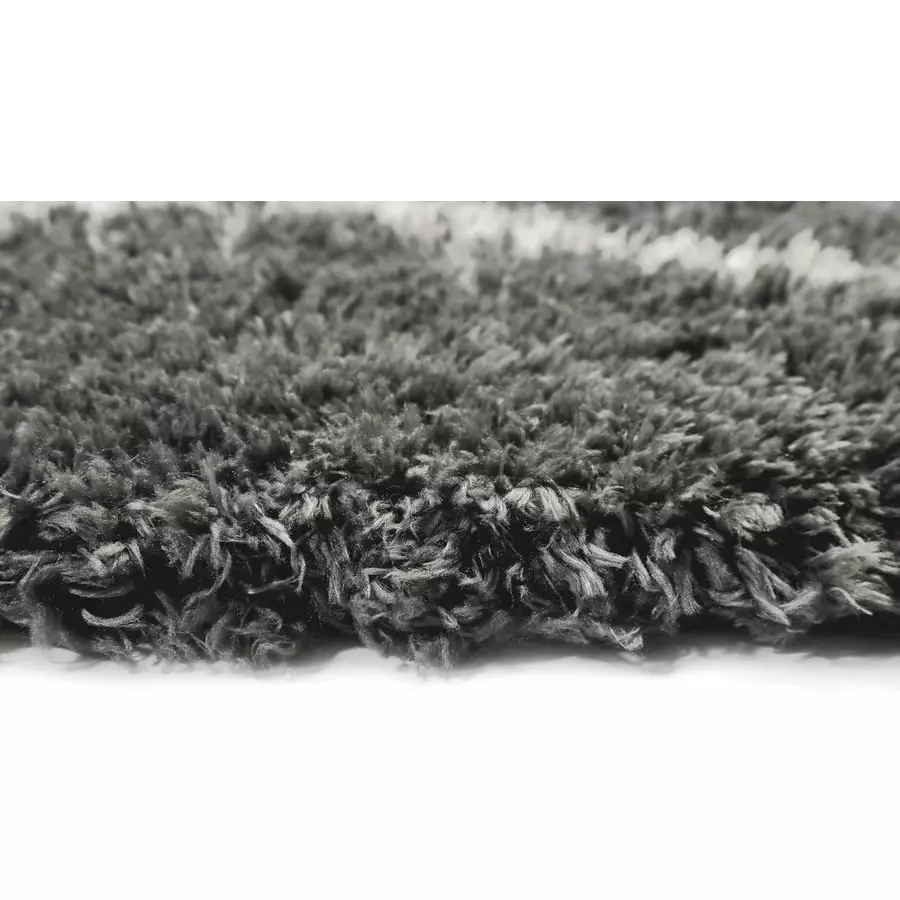 Wecon home Hochflorteppich Afella grau weiss