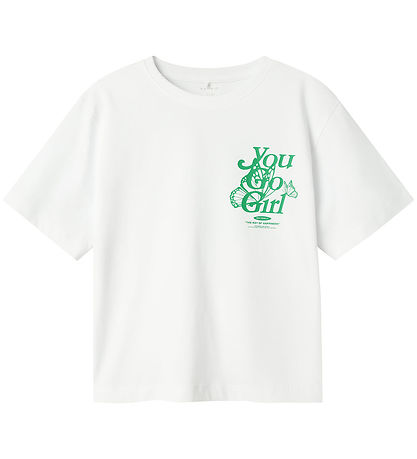 Name It T-Shirt - NkfDabbo - Bright White m. Print