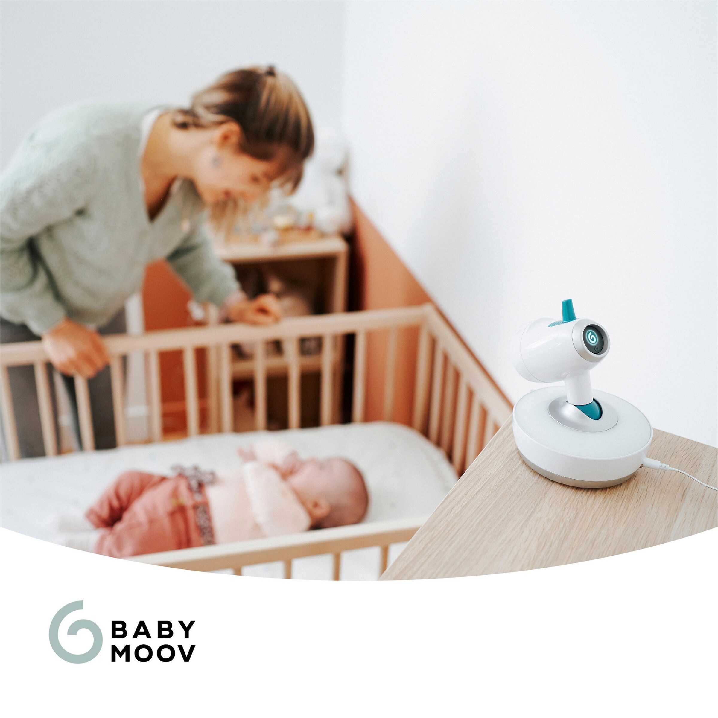 Babymoov Digitales Babyphone mit Kamera YOO-Moov 360°