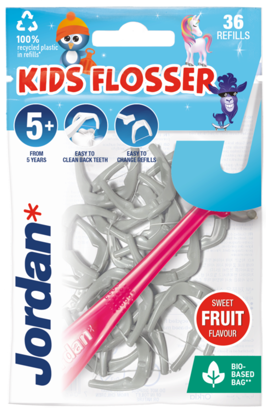 Jordan Kids Flosser​ fra 5 år 36 stk