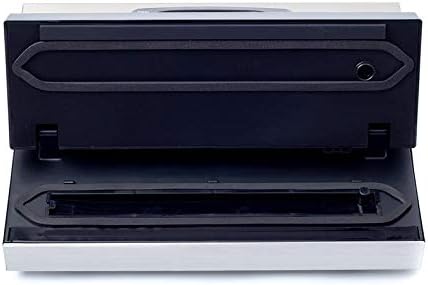 Vakuumierer/Vakuumiermaschine P 355 von ALLPAX - inkl. 100 Vakuumbeutel 20 x 30 cm (strukturiert) - 97% Vakuumleistung - 5 mm breite Schweißnaht - mit Puls-System für druckempfindliche Produkte