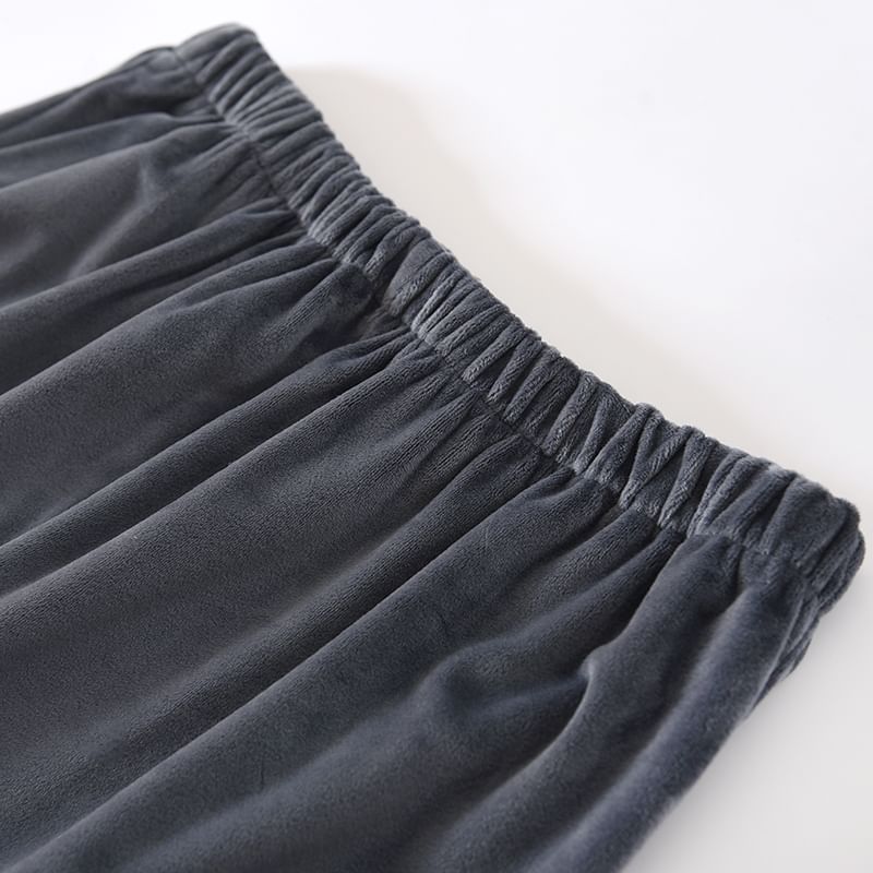 Dogini - Pyjamaset: effen shirt + broek