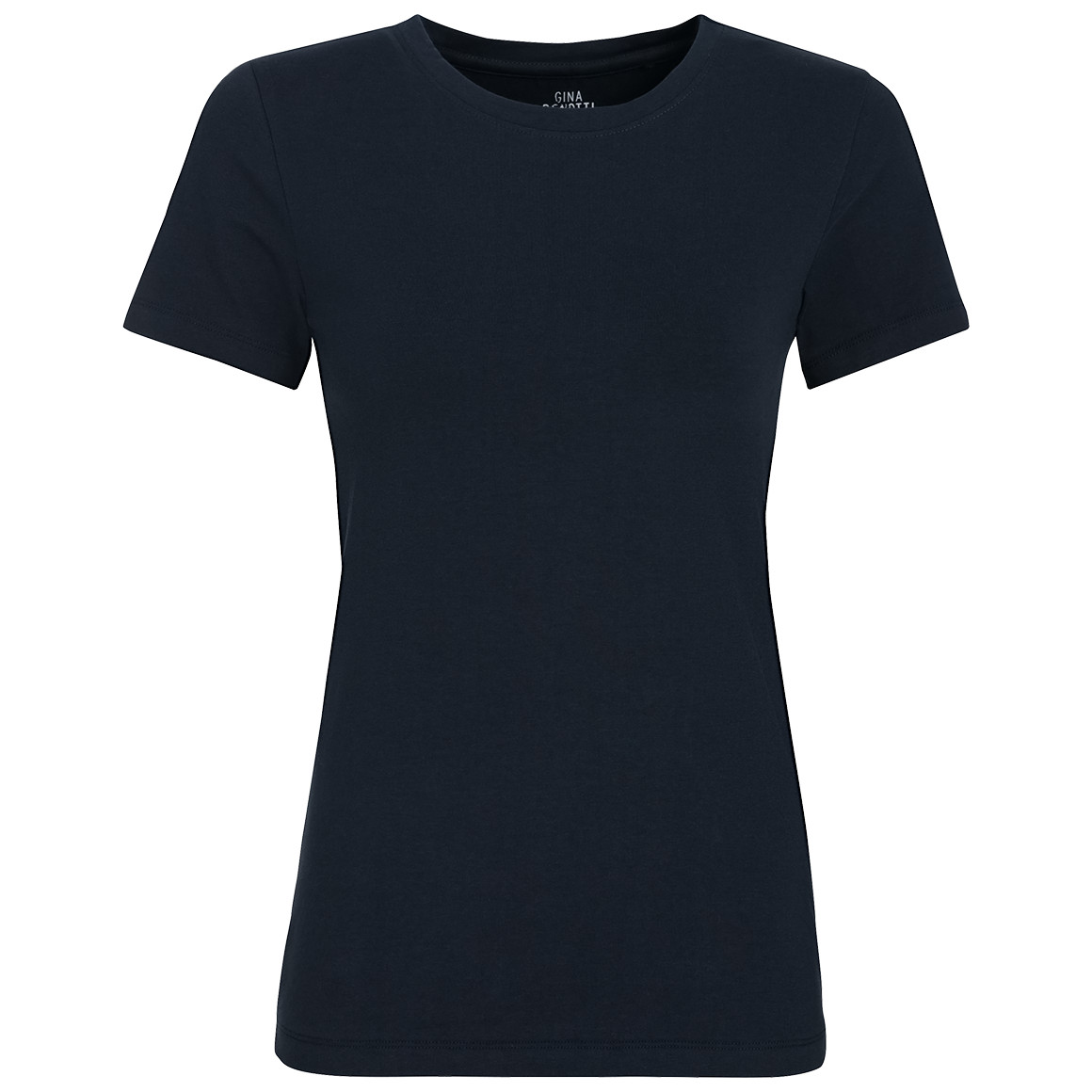 Gina Benotti Damen T-Shirt im Basic-Look dunkelblau