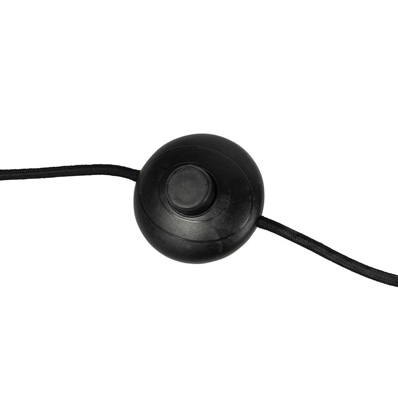 Industriële vloerlamp zwart kantelbaar - Movie