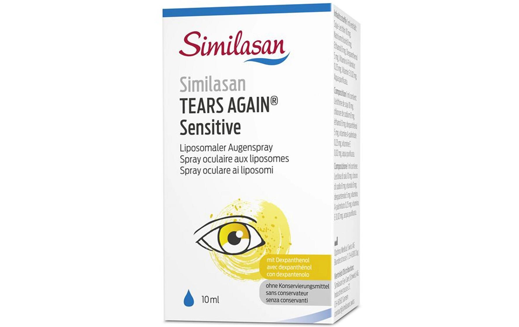 Augenspray Tears Again Sensitive 10 mlLiposomaler Augenspray