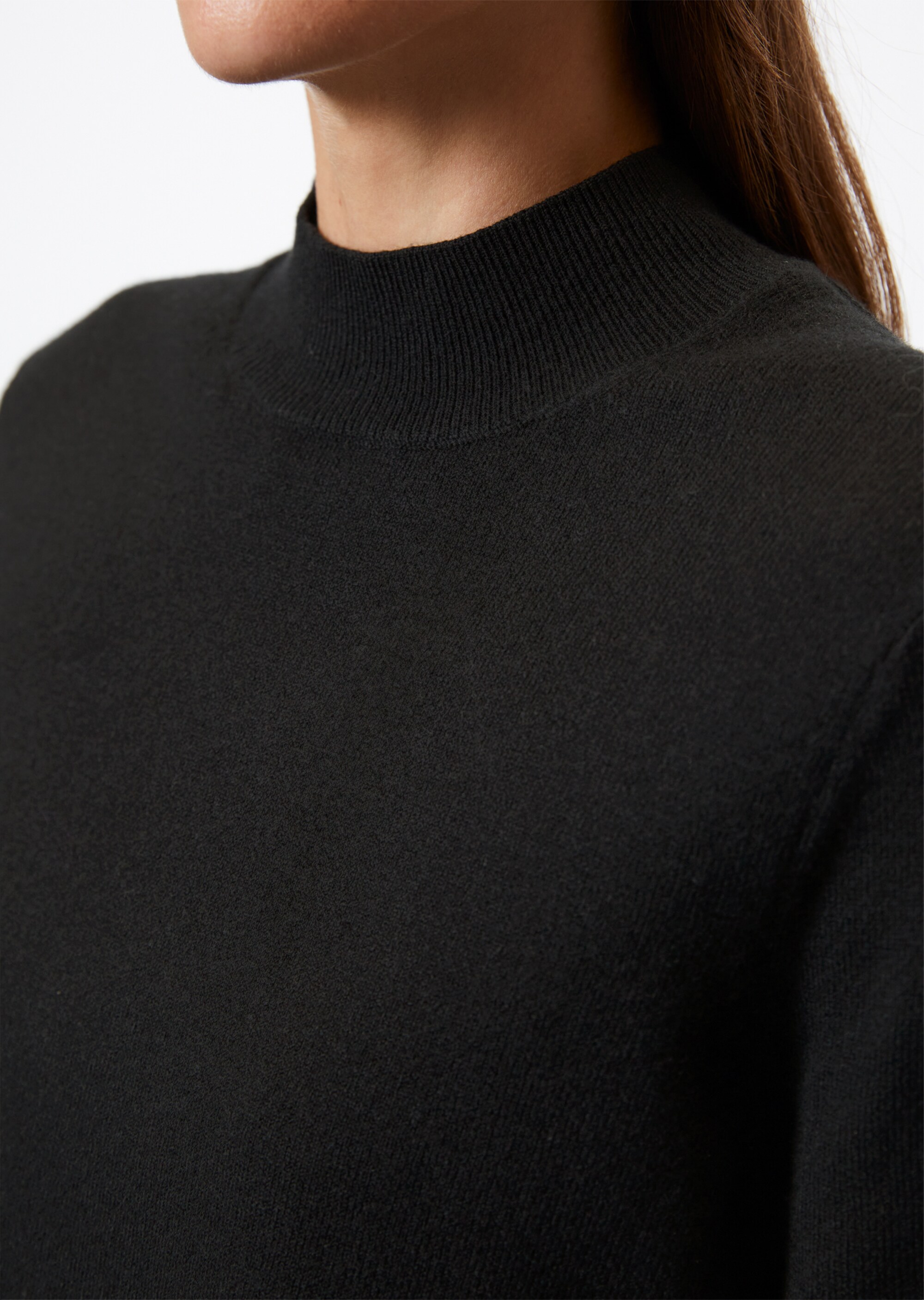 Softer Strickpullover aus Cotton Wool Stretch