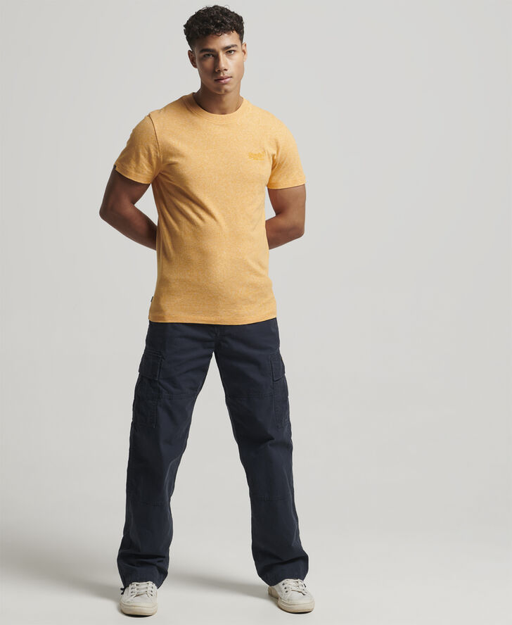 Superdry VINTAGE LOGO EMB TEE Sunshine yellow grit
